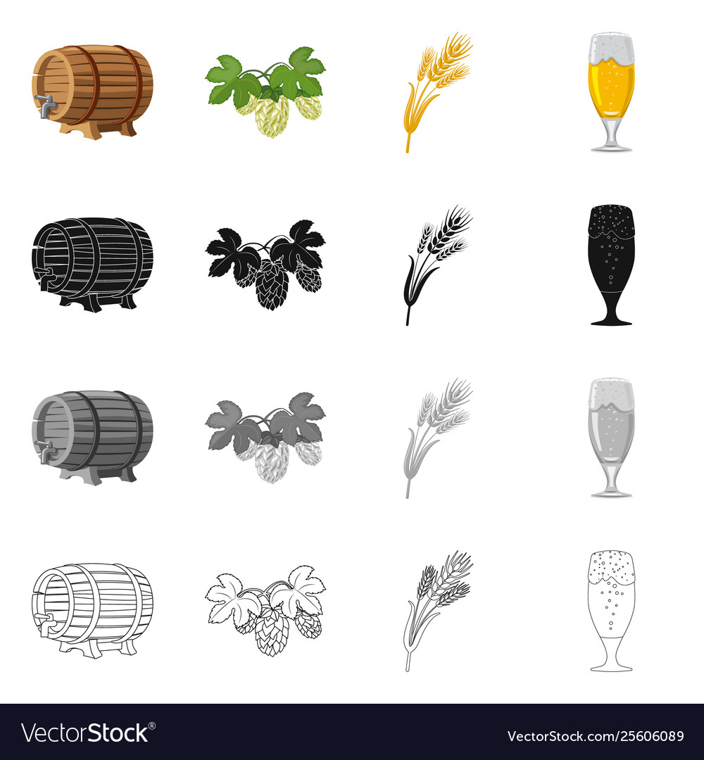 Design pub and bar symbol set