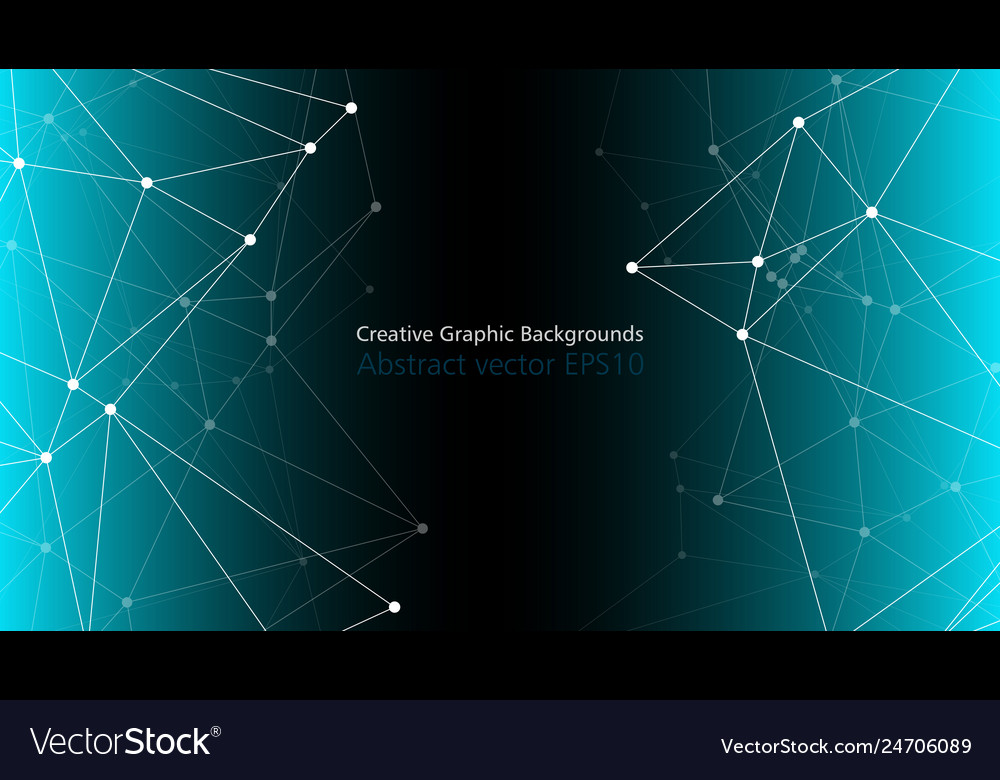 Digital technology background dots and lines