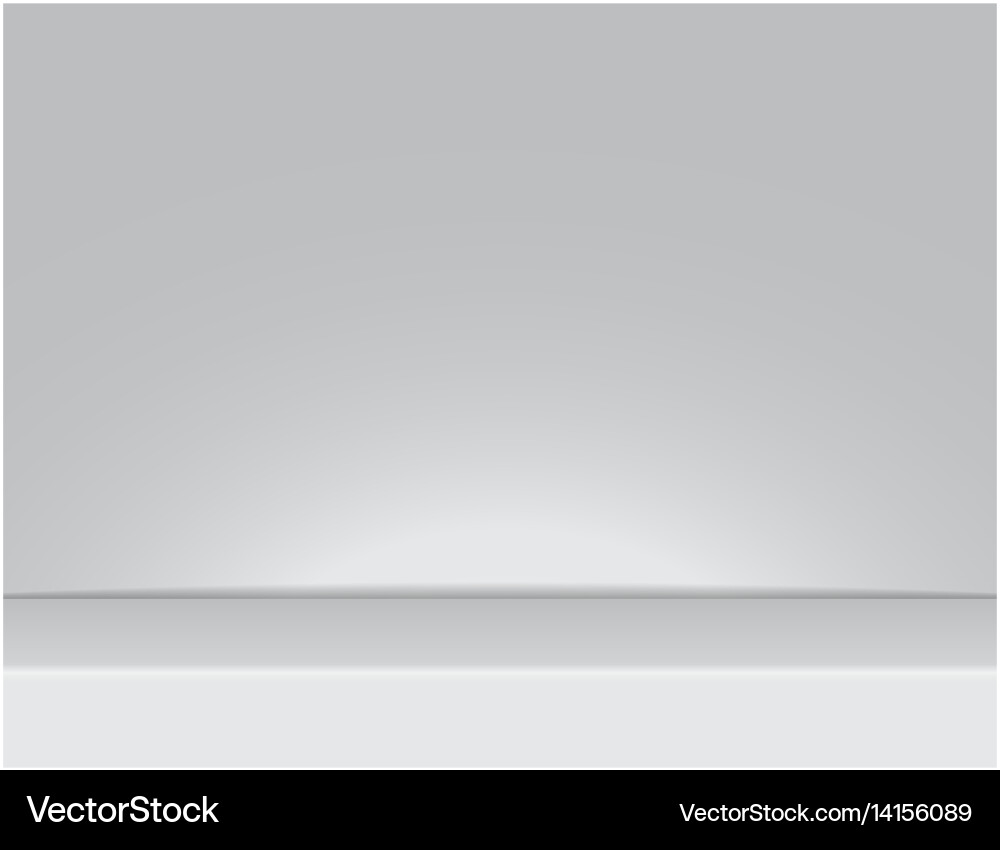 Gray light rays room studio background Royalty Free Vector