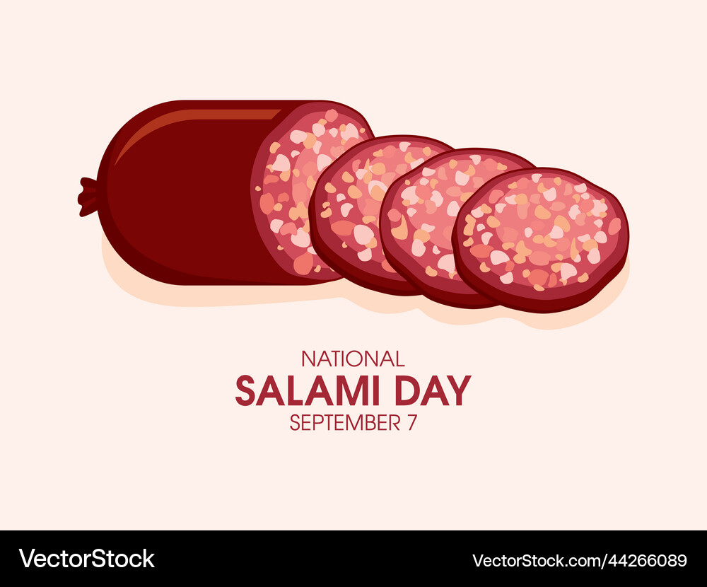 National salami day icon Royalty Free Vector Image