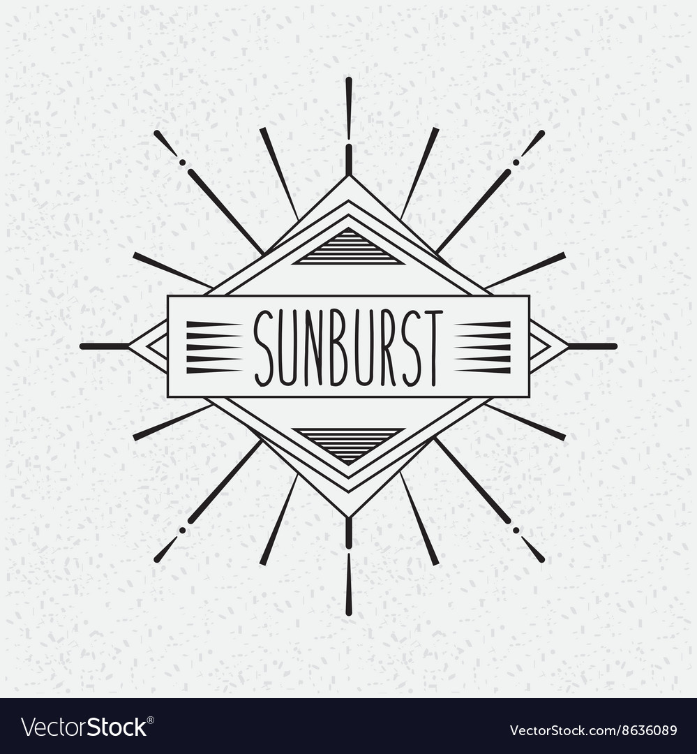 Sunburst frame design