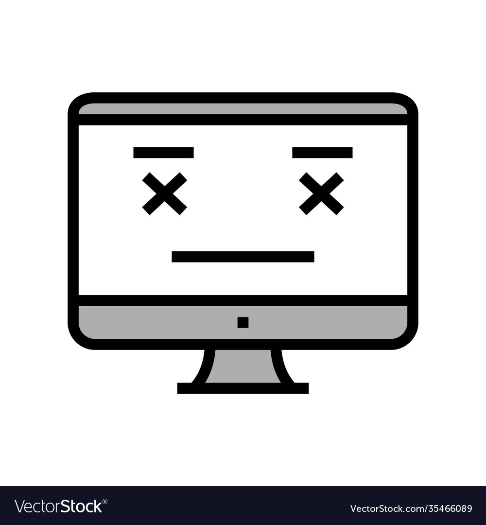 Unworked web site color icon