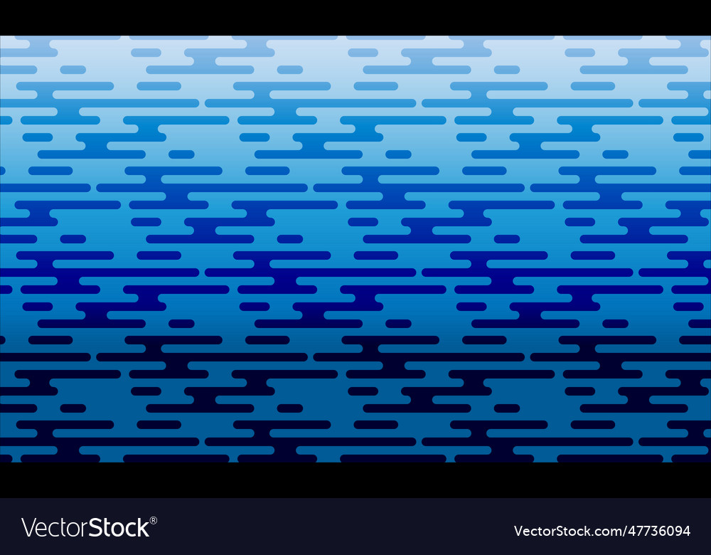 Abstract line with blue color gradient background vector image Abstract line with blue color gradient background