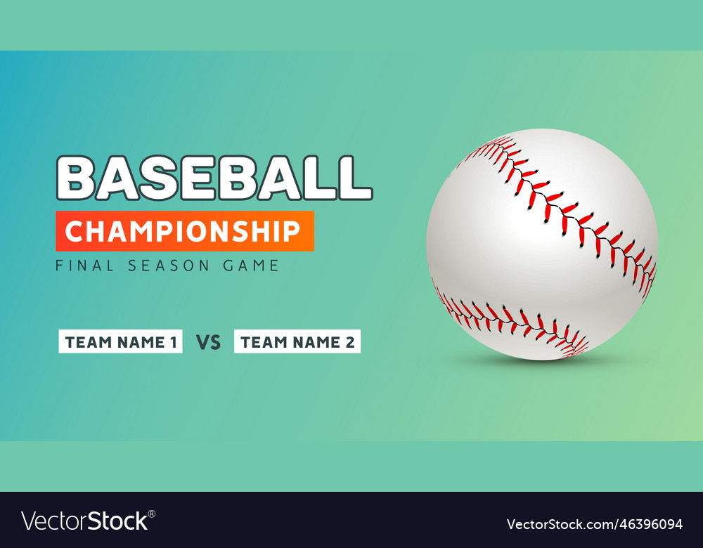 Baseball flyer poster template tournament