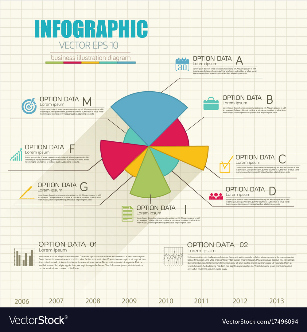 Business infographic template Royalty Free Vector Image