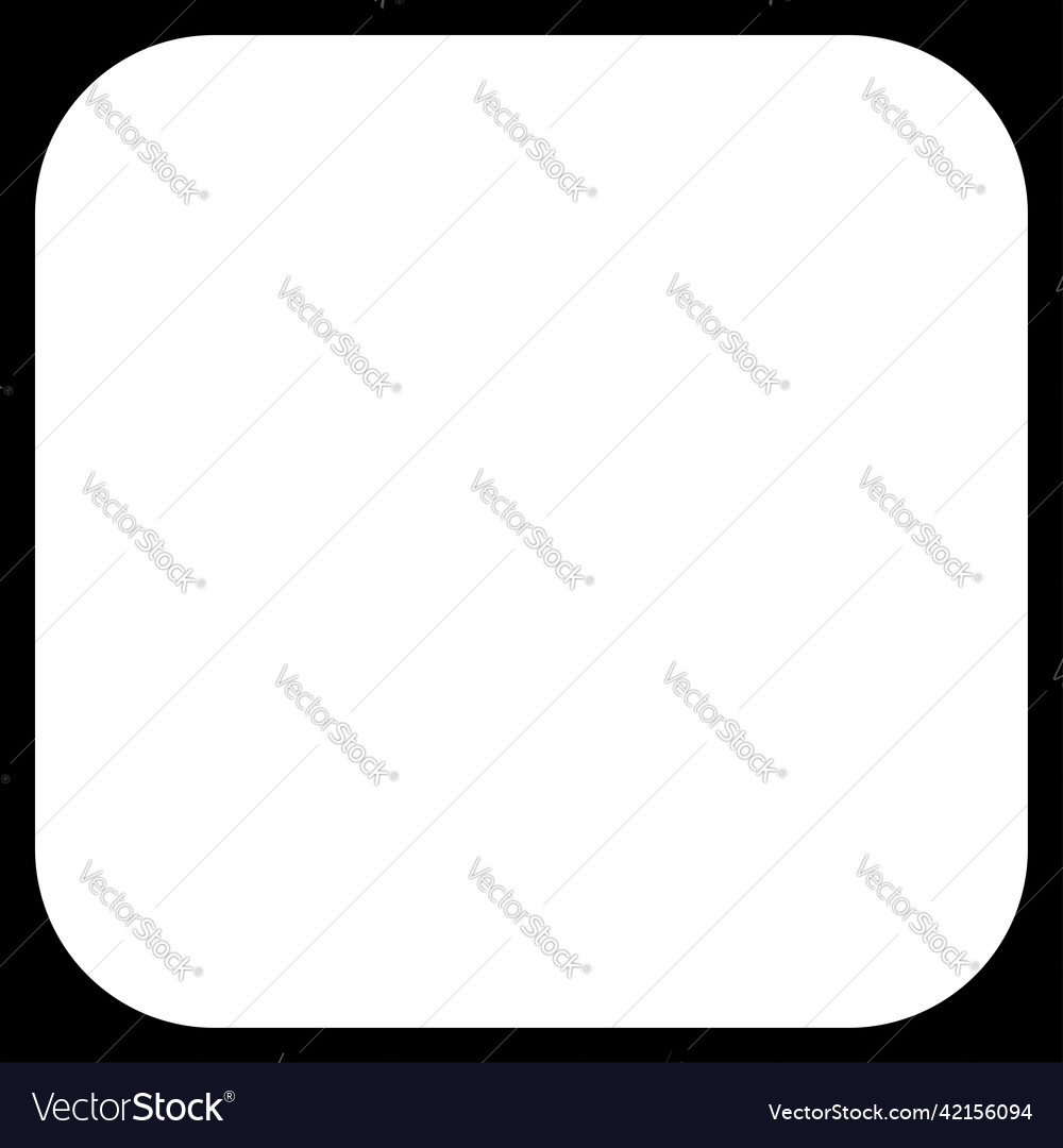 Flat banner button template shape with corner