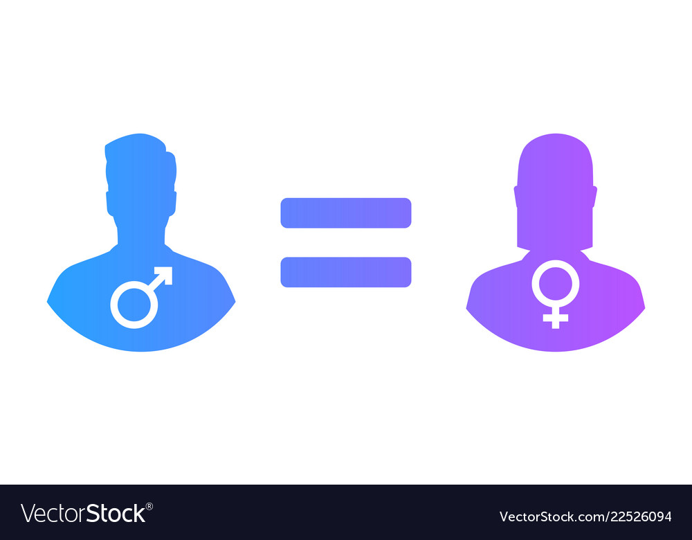 Gender Equality Concept Royalty Free Vector Image 7863