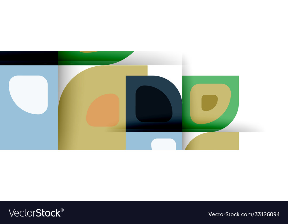 Set modern geometric abstract Royalty Free Vector Image