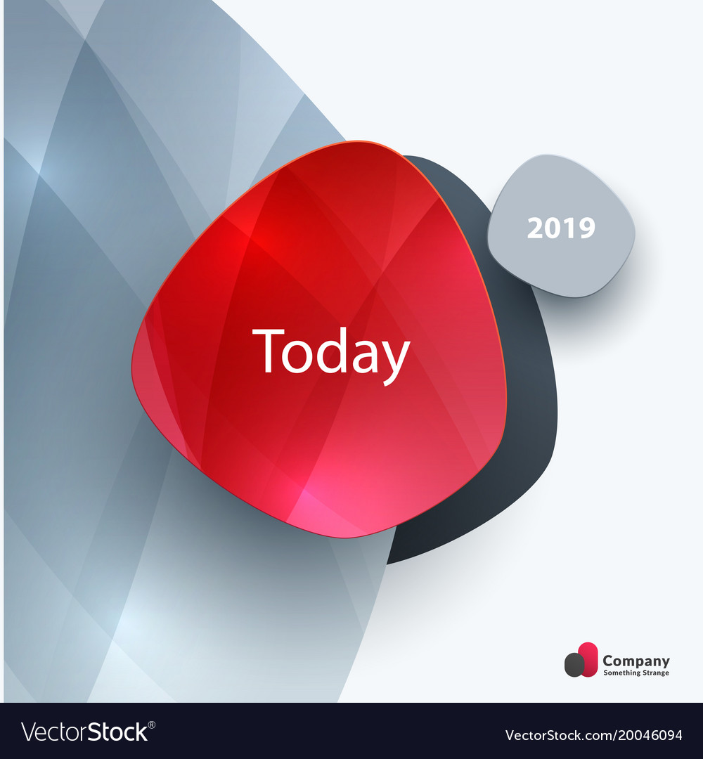 Set of abstract design for graphic template