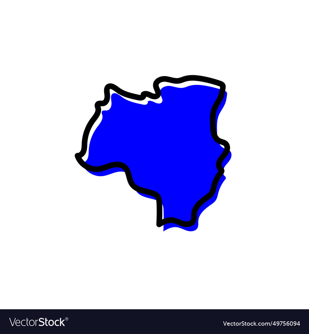 Tabora region of tanzania map Royalty Free Vector Image