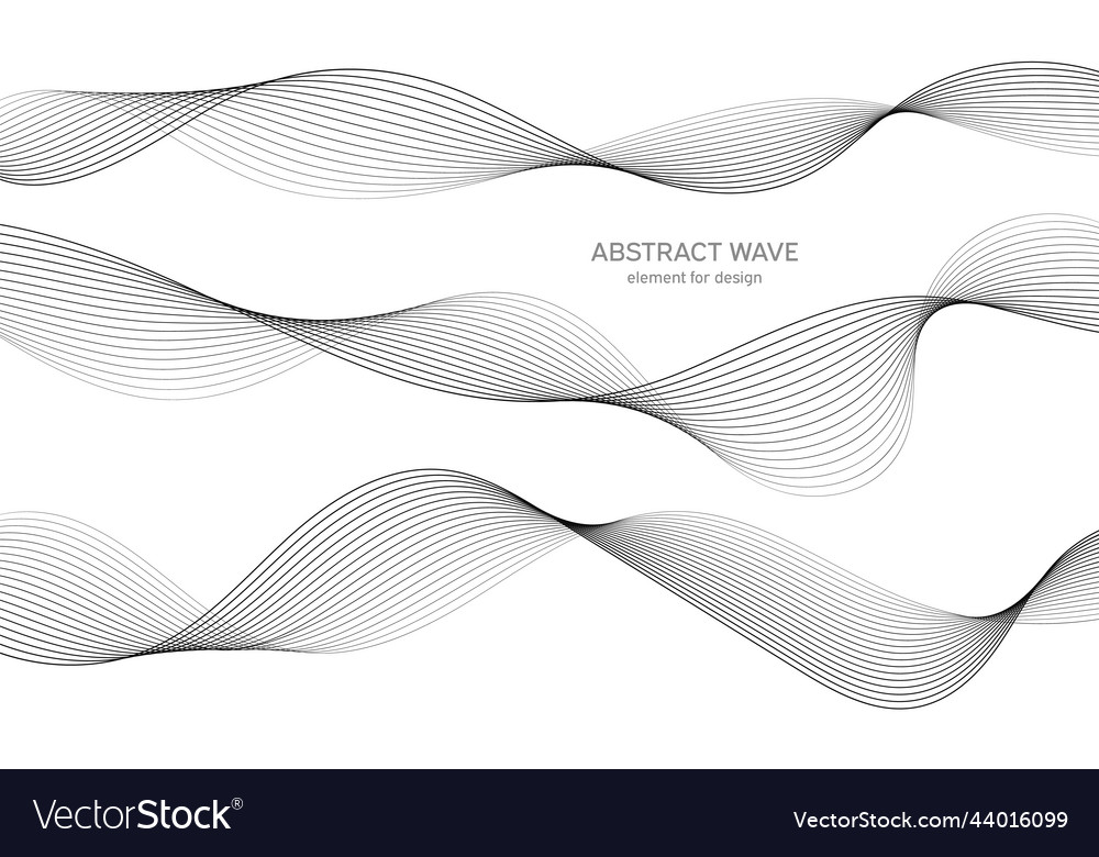 Abstract wave element for design digital vector image Abstract wave element for design digital