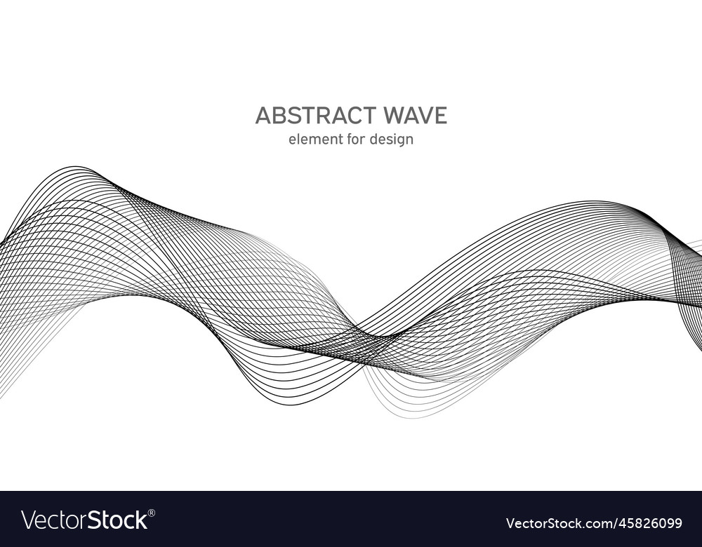 Abstract wave element for design digital vector image Abstract wave element for design digital