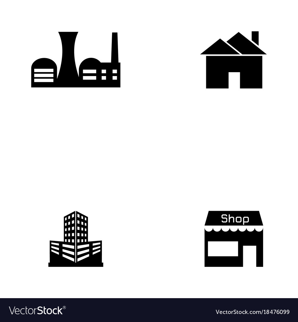 Building icon set