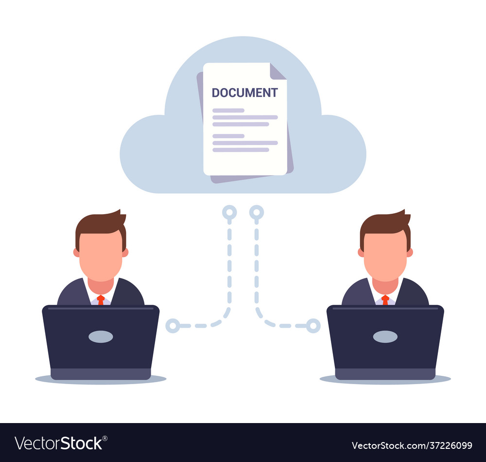 Collaborative work with an online document