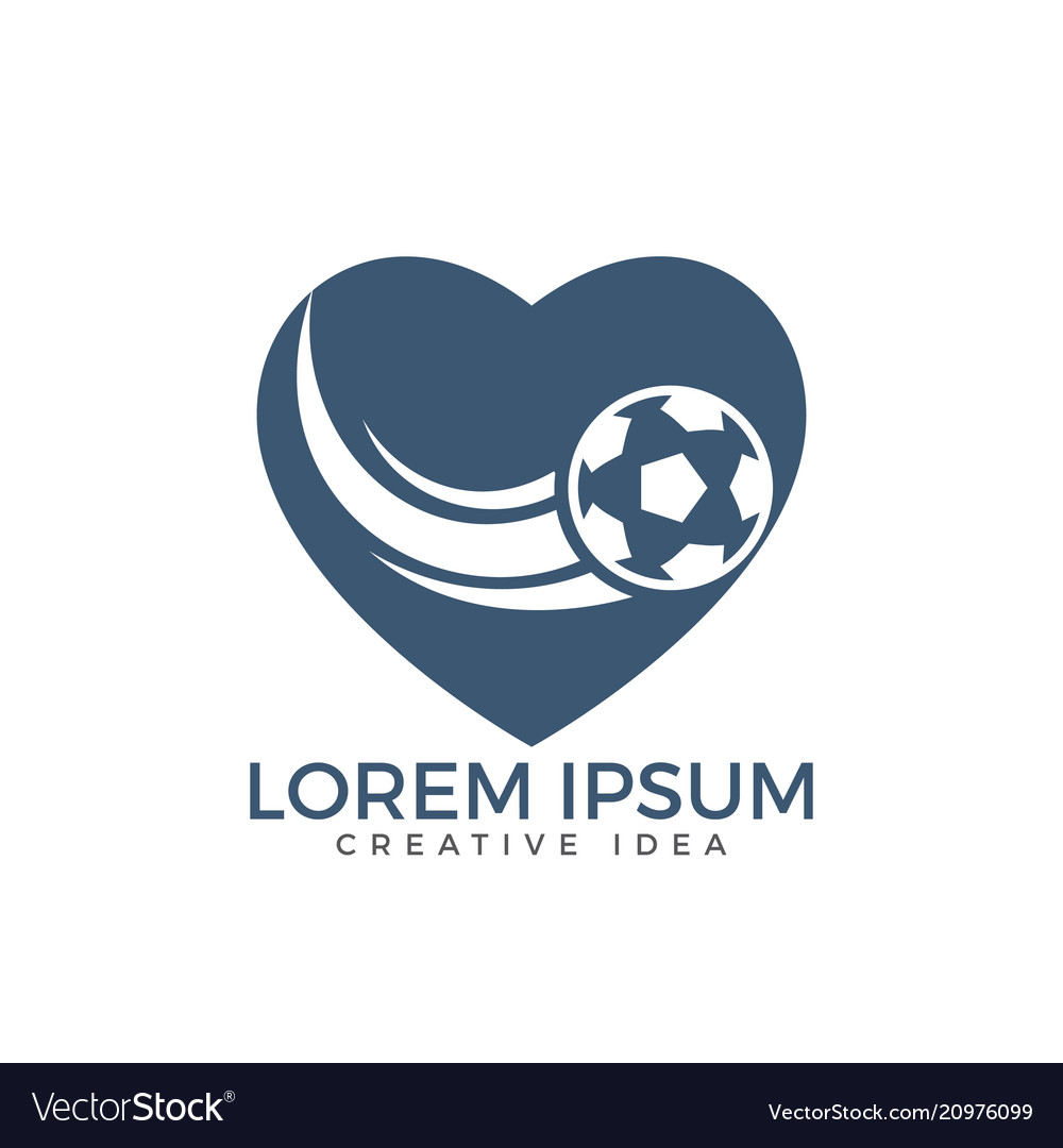 Football sport logo design template