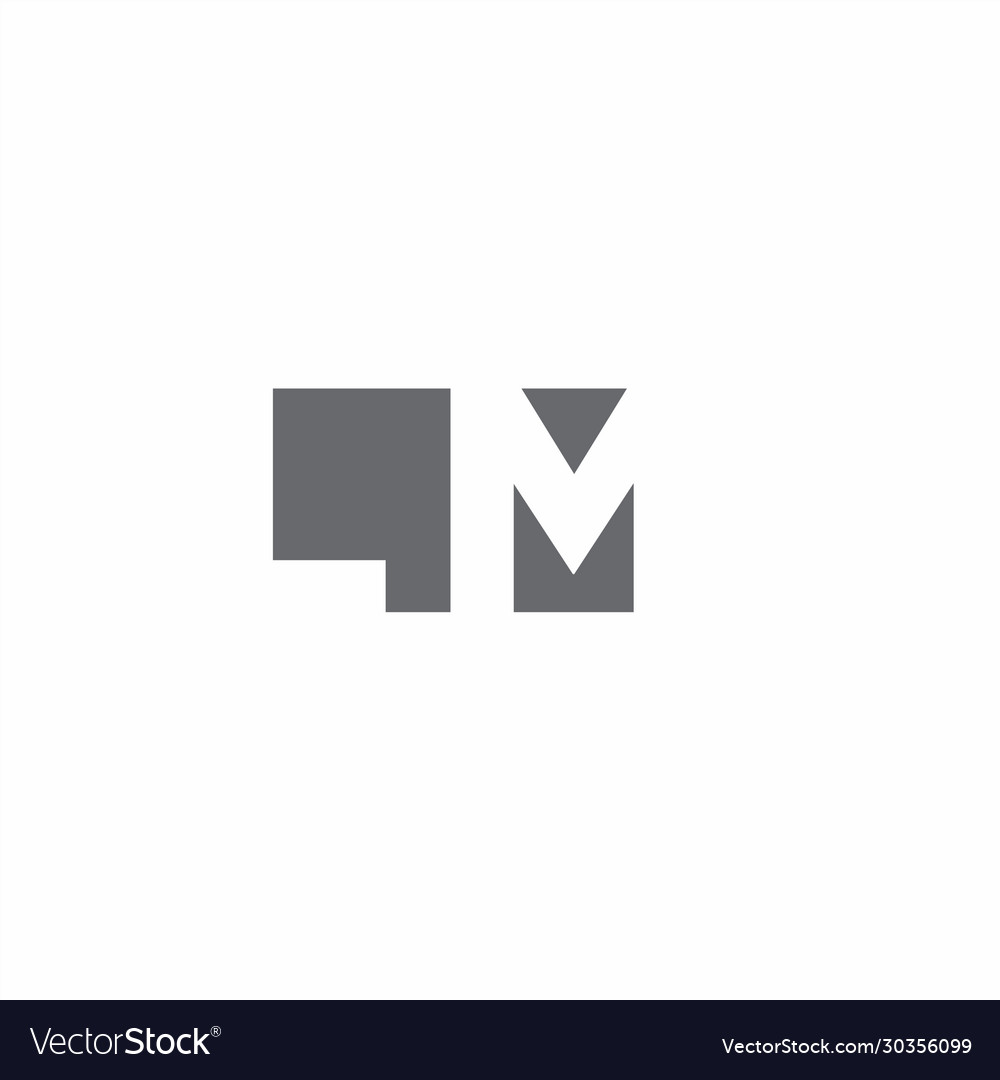 Lm logo monogram with negative space style design Vector Image Lm logo monogram with negative space style design