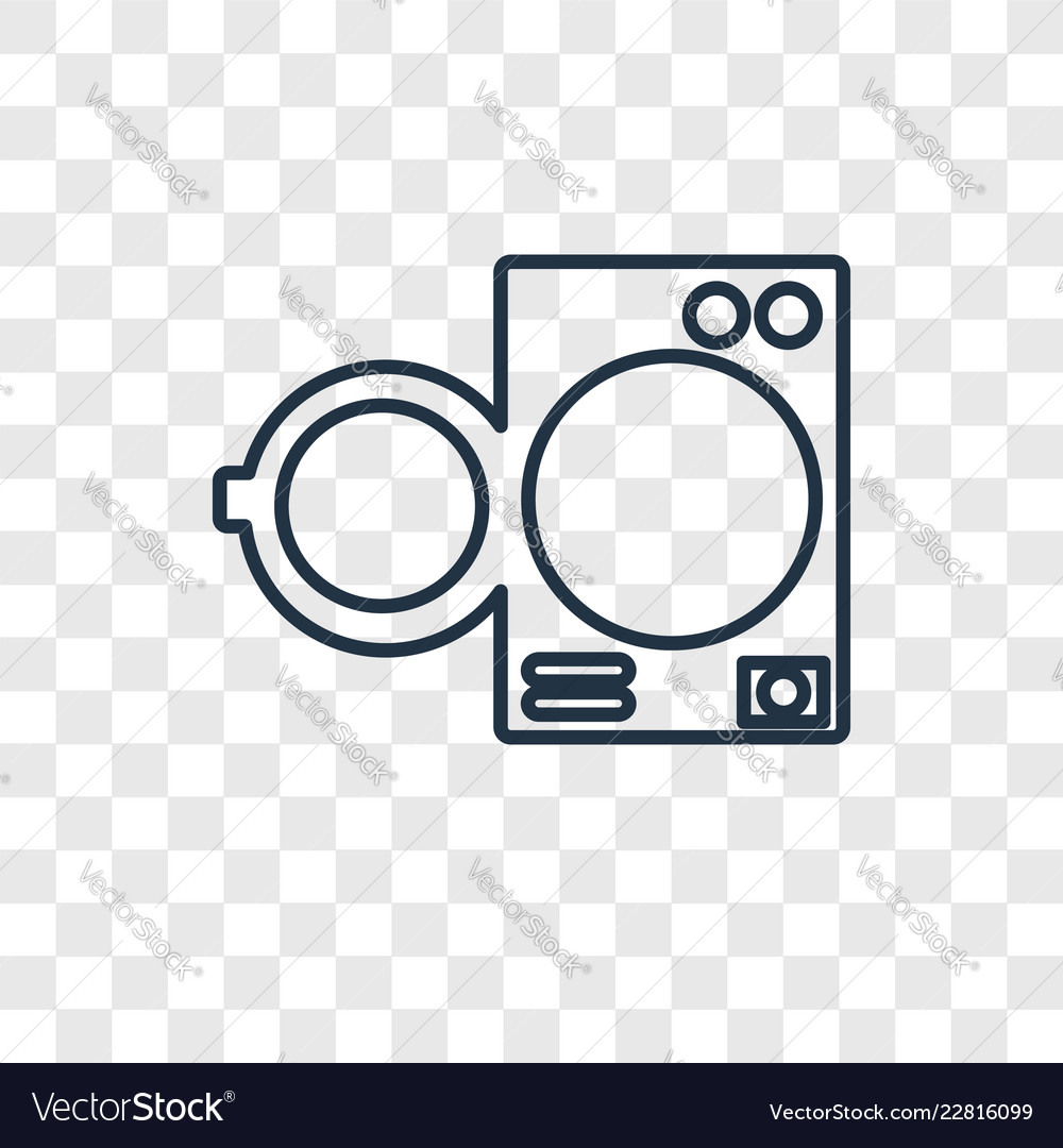 Traffic linear icon isolated on transparent