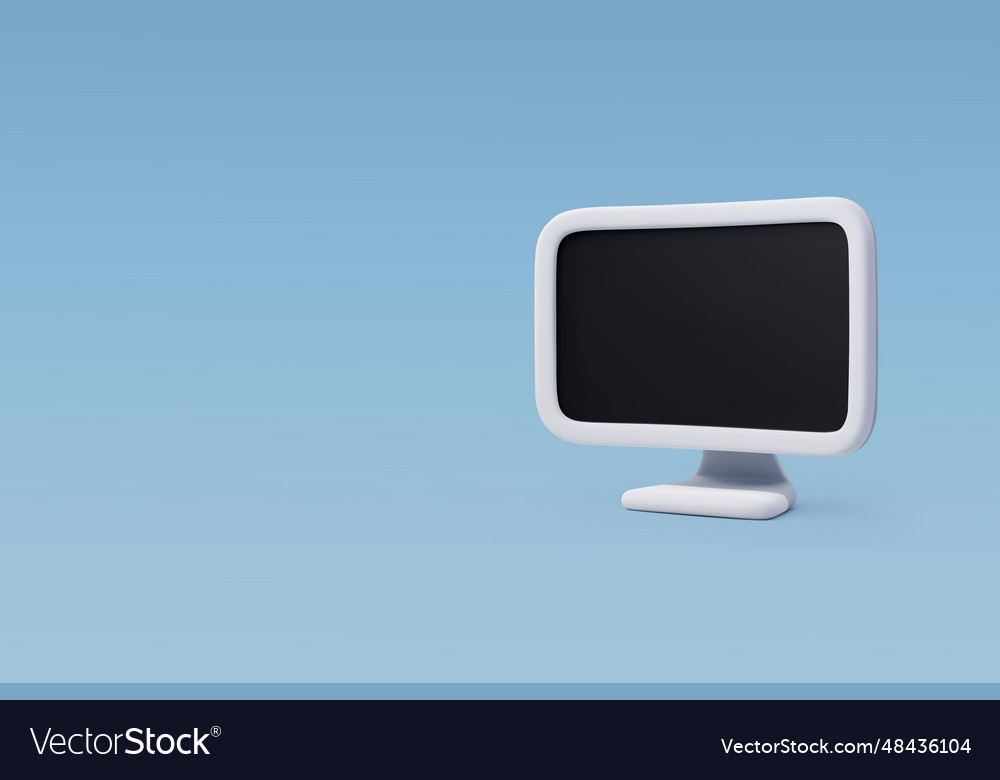3d computer screen web analytics social media