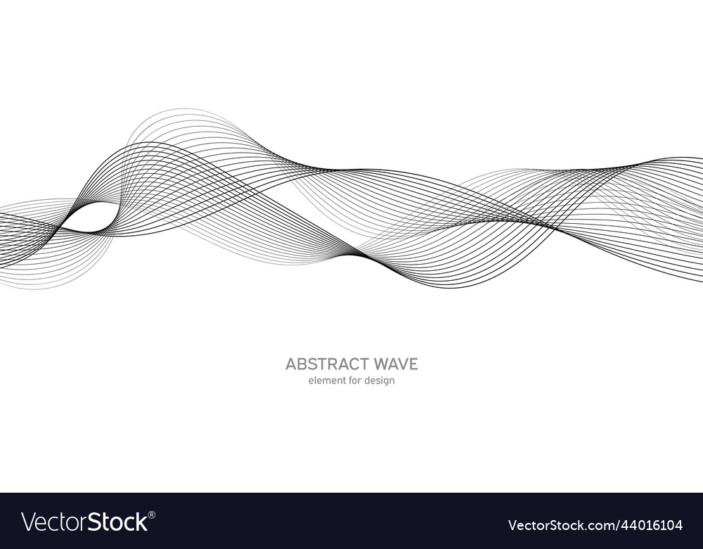 Abstract wave element for design digital vector image Abstract wave element for design digital