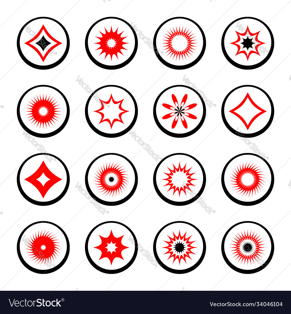Design elements set Vector Image Design elements set