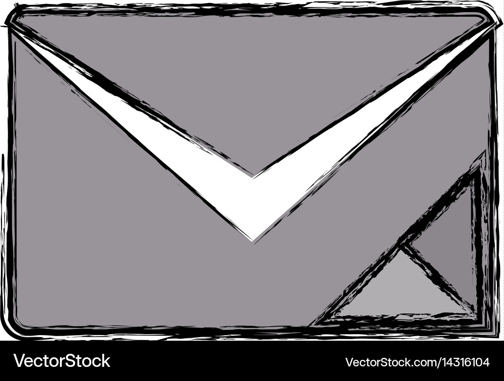 Email or mail symbol Royalty Free Vector Image