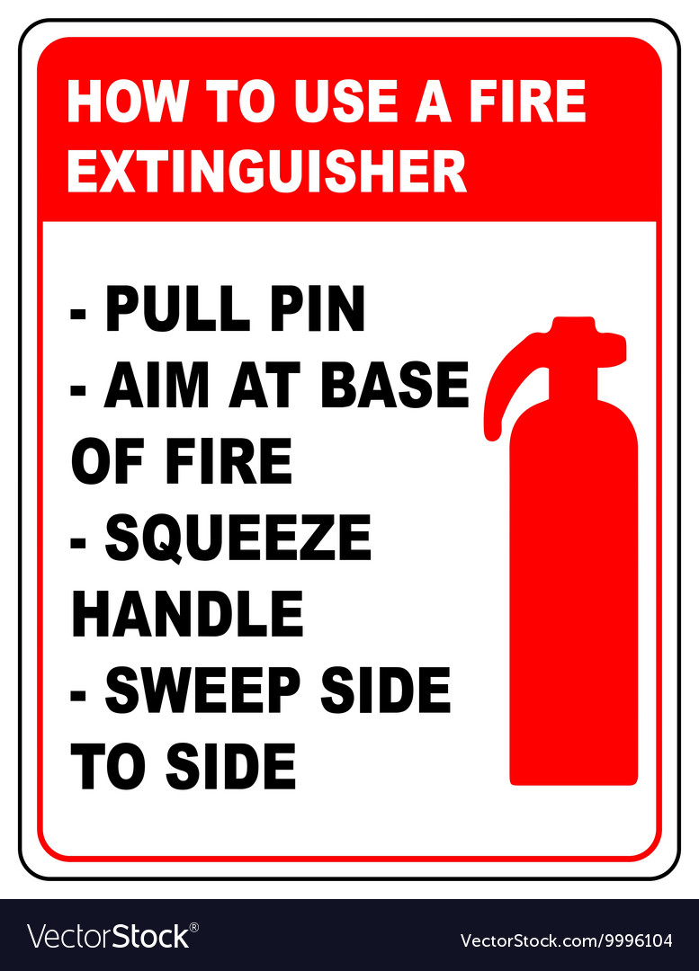 fire extinguisher use