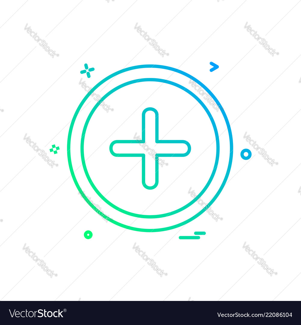 User interface button icon design vector image User interface button icon design