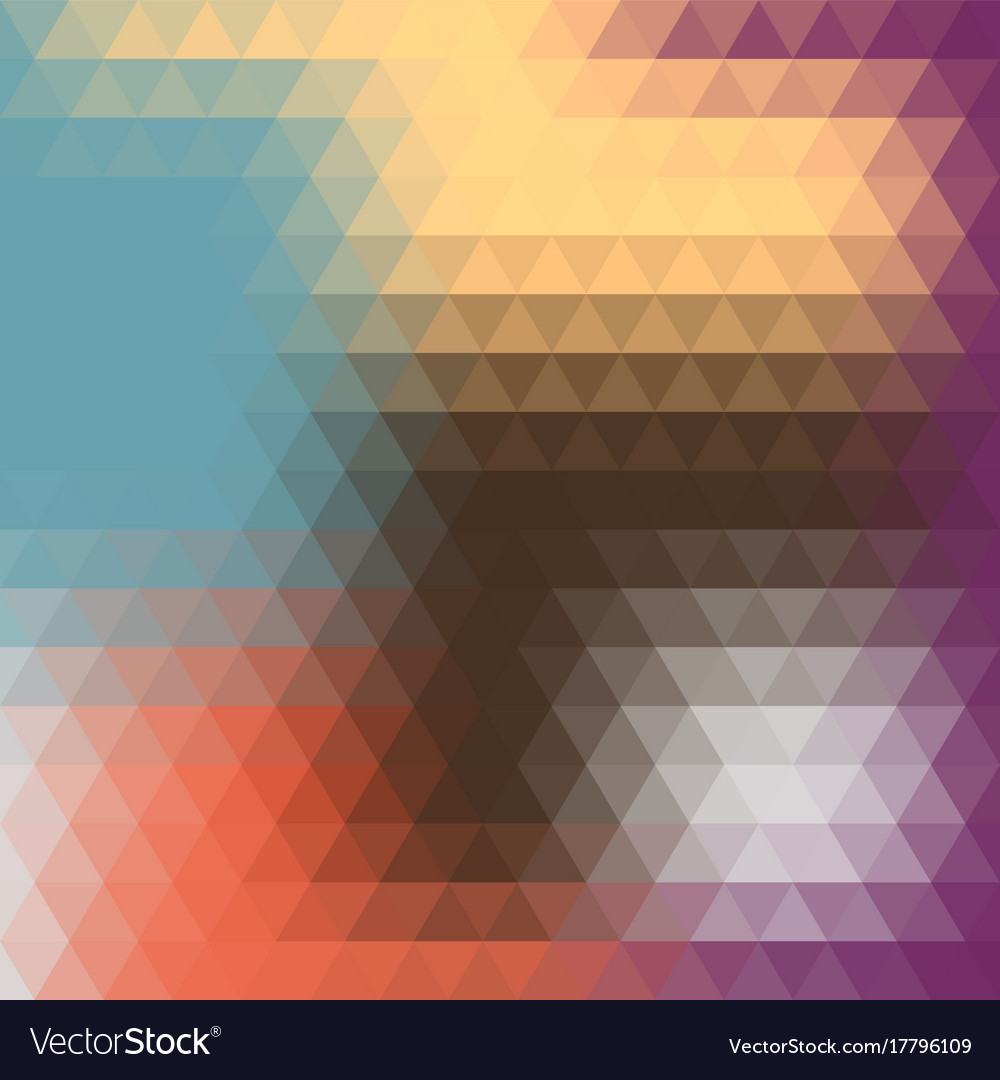 Abstract colorful background of triangles