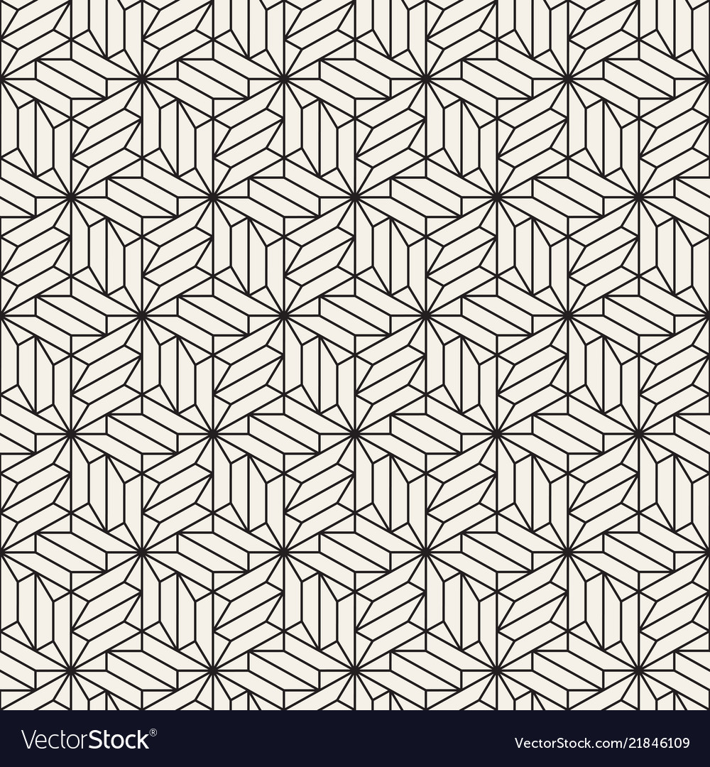 Abstract Geometric Tiling Pattern