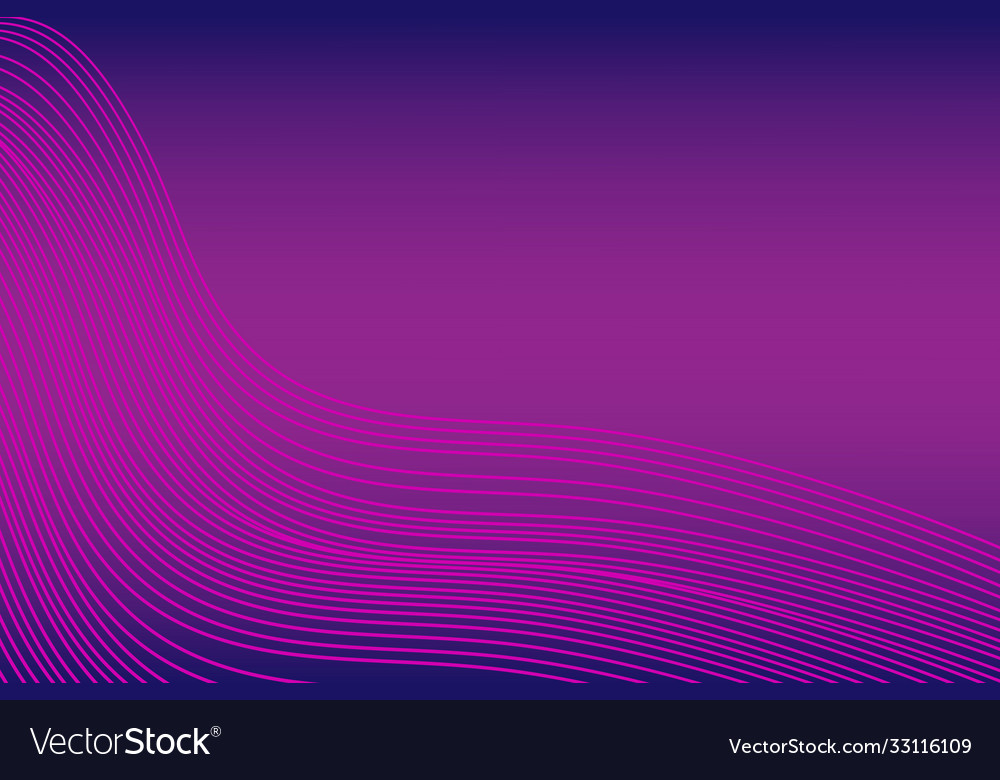 Abstract pink transparent lines on purple