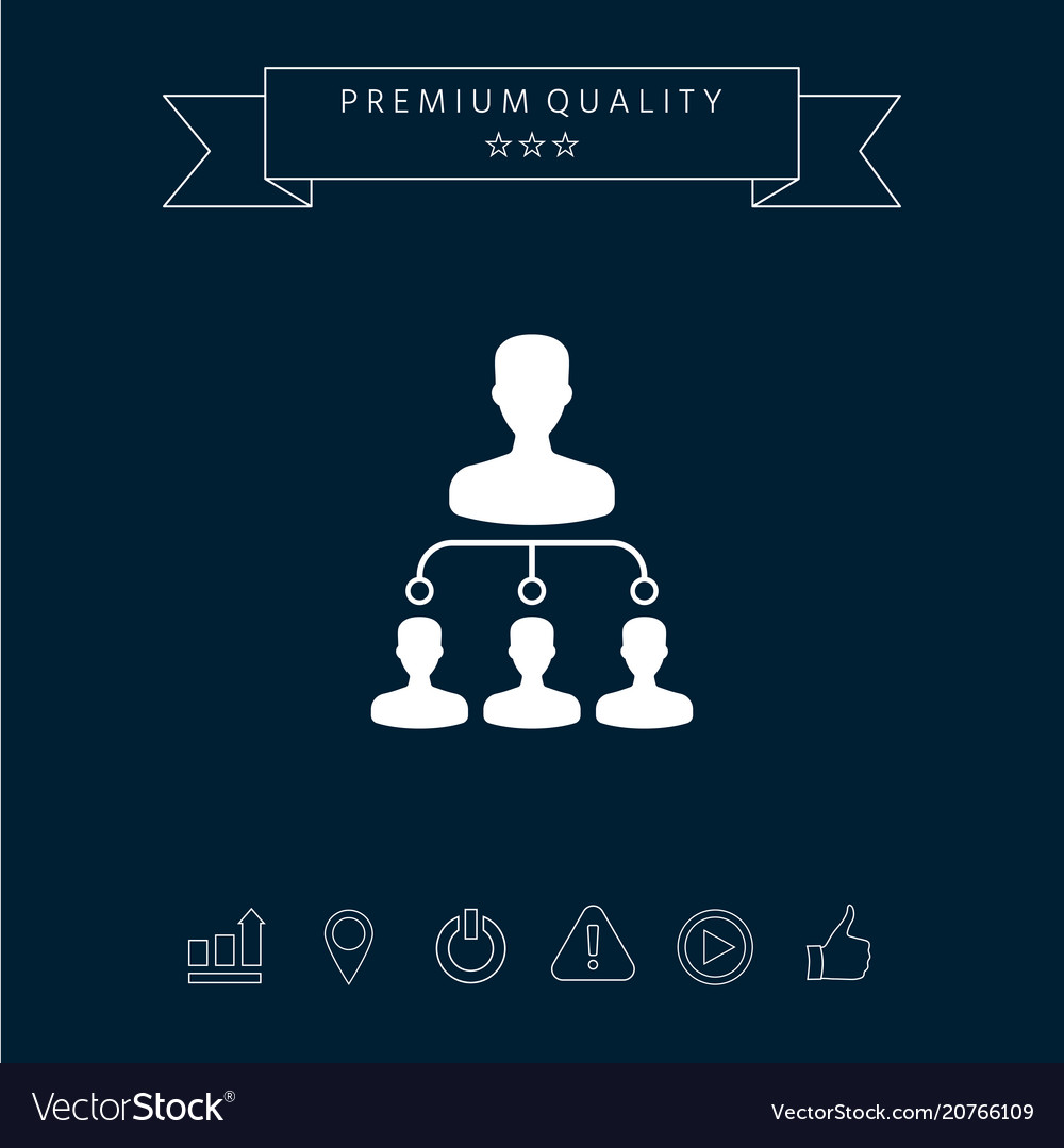 Hierarchy icon symbol