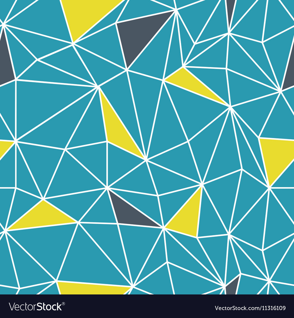 Low Poly Triangular Facets Pattern
