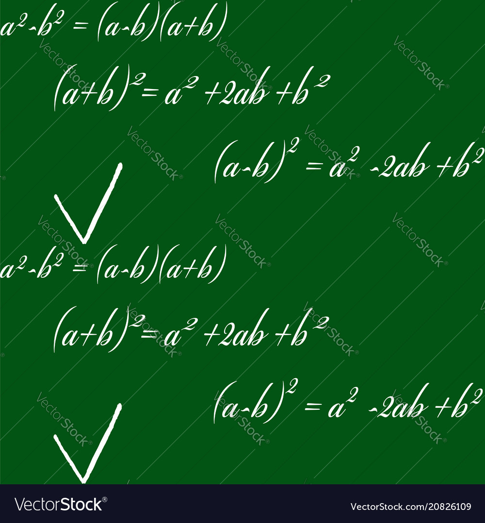 Mathematical Formulas Pattern