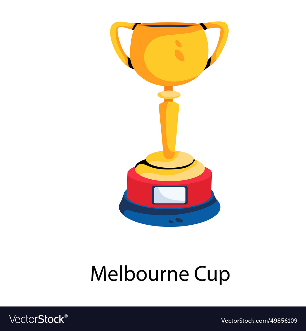 Melbourne Cup Royalty Free Vector Image - Vectorstock