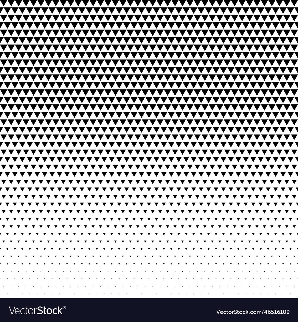 Triangle pattern design halftone Royalty Free Vector Image