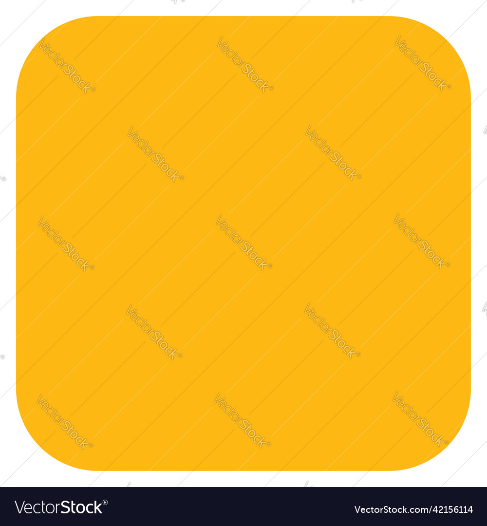 Flat banner button template shape with corner vector image Flat banner button template shape with corner