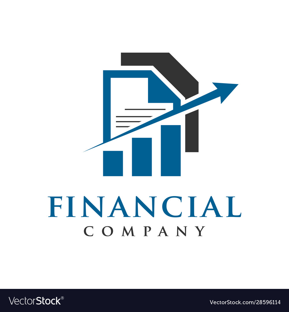 Marketing and financial business logo Royalty Free Vector