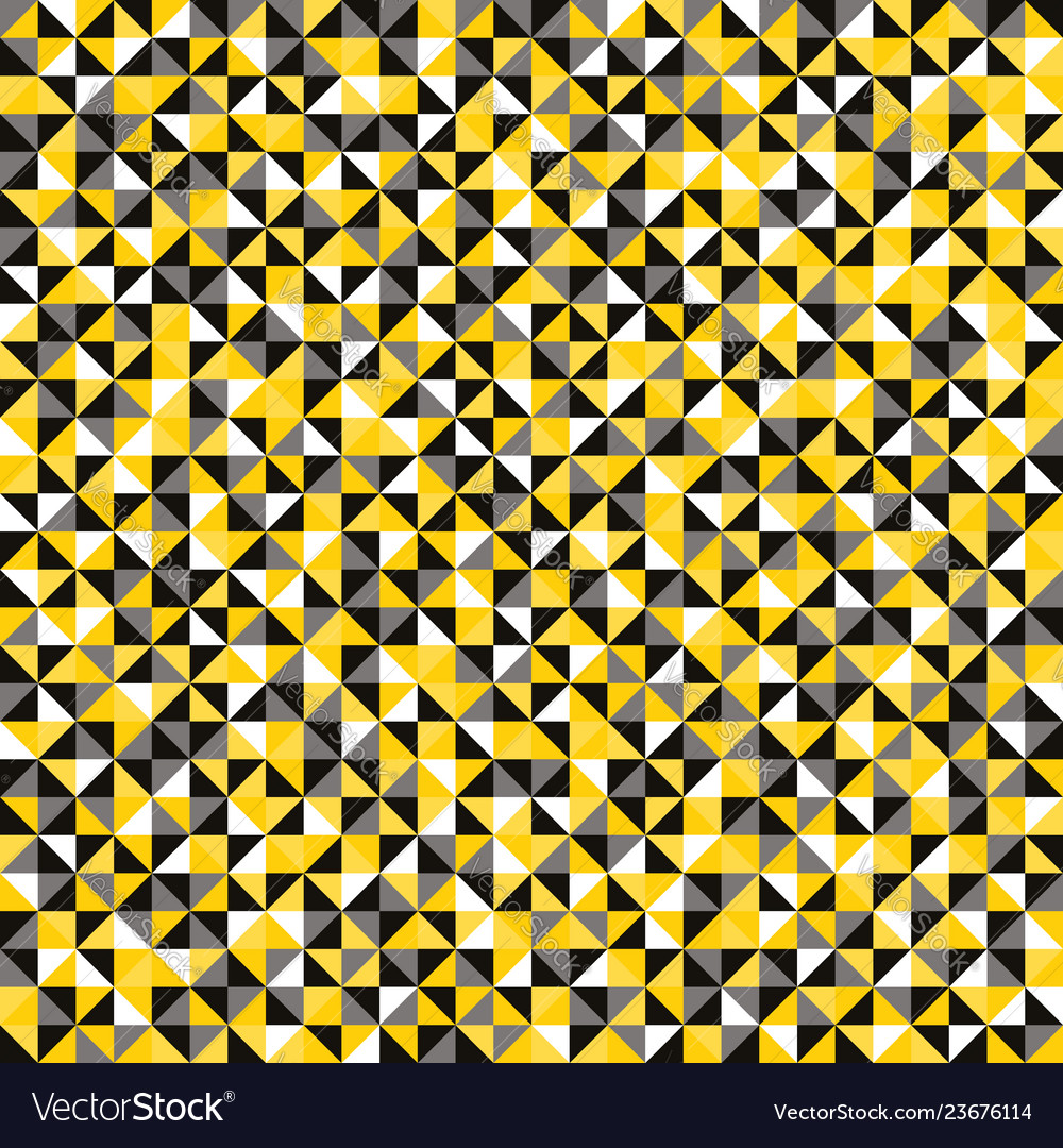 Seamless pattern of geometric shapes mosaic