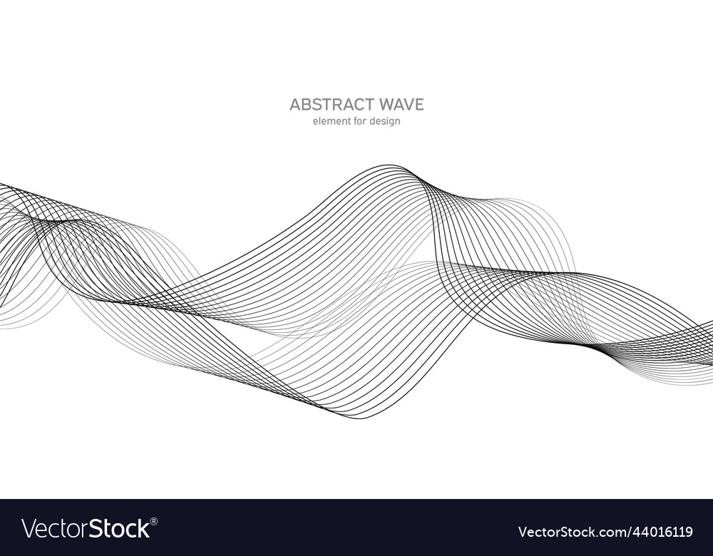 Abstract wave element for design digital vector image Abstract wave element for design digital