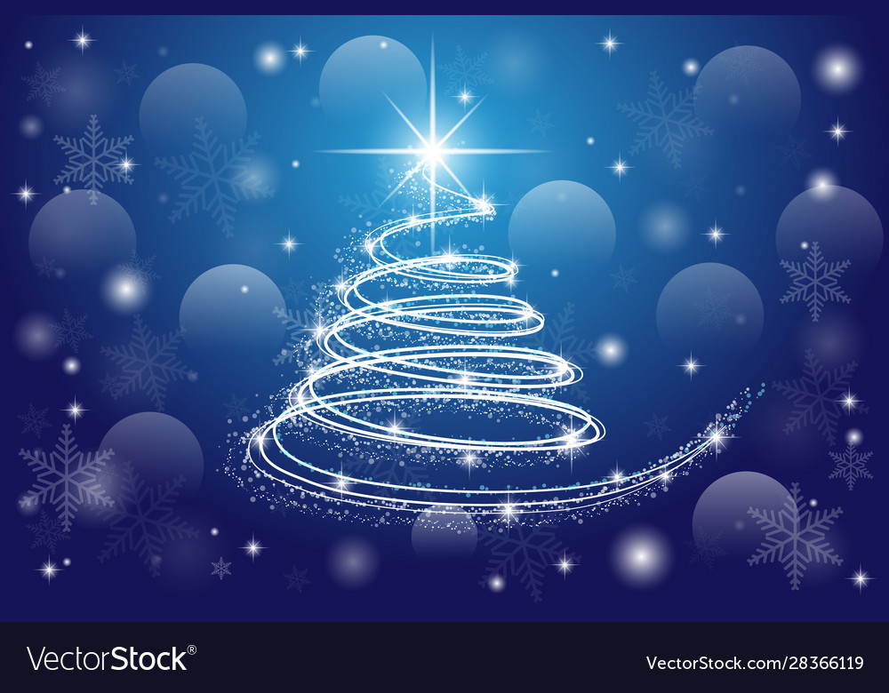 Drawing christmas greeting card merry Royalty Free Vector
