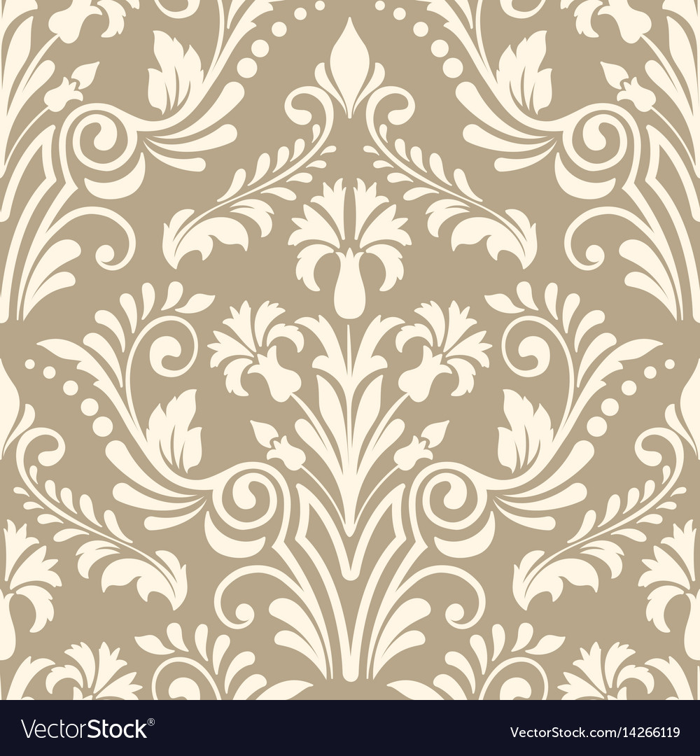 Elegant Damask Floral Pattern