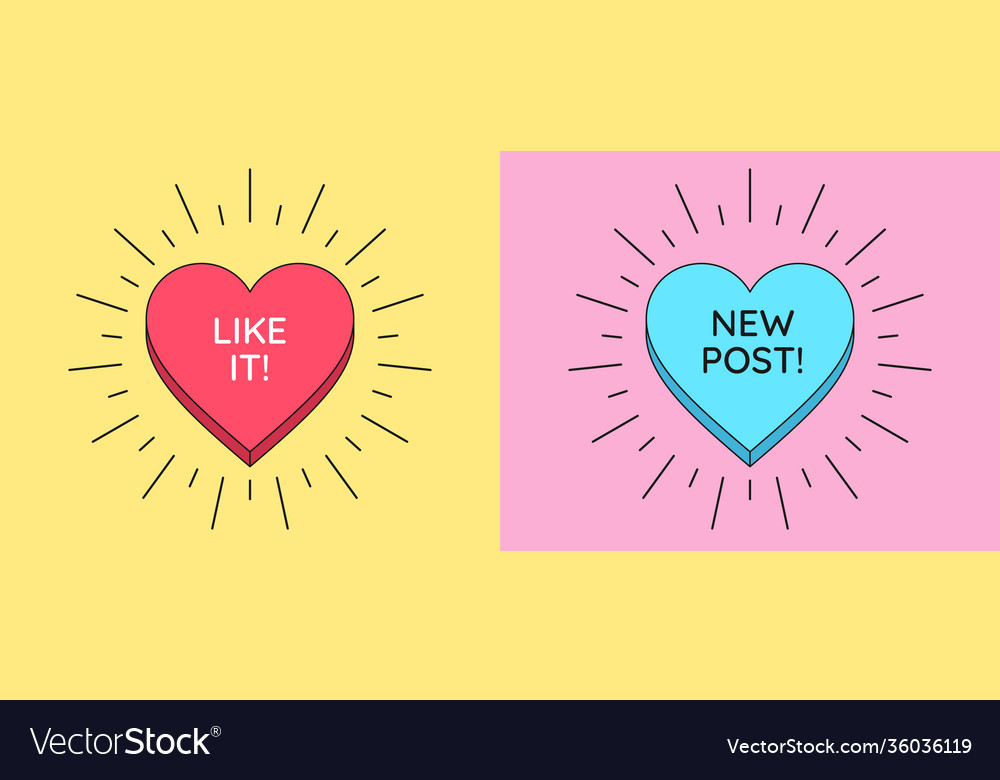 Wie es Knopf und neue Postbanner Social Media vector image Wie es Knopf und neue Postbanner Social Media