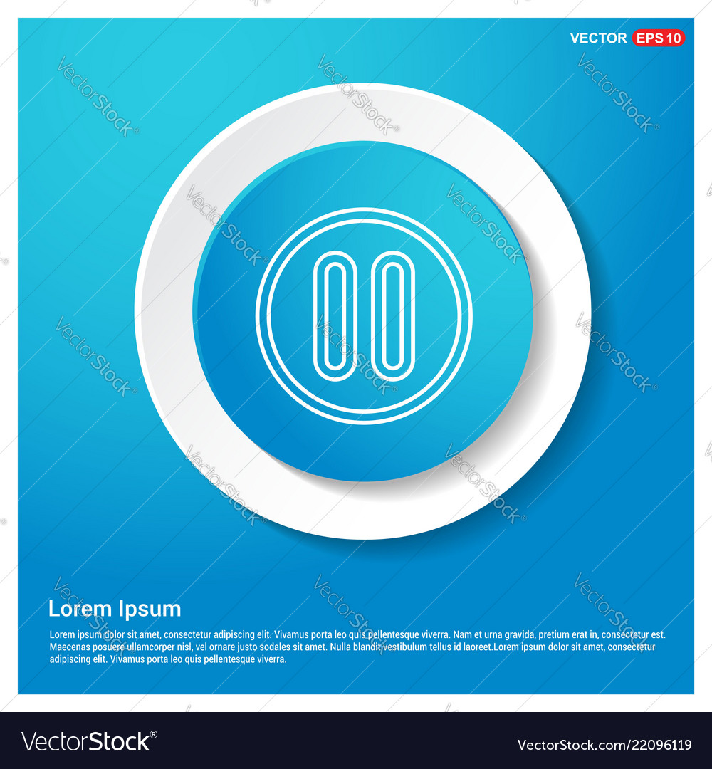 Pause icon Vector Image Pause icon