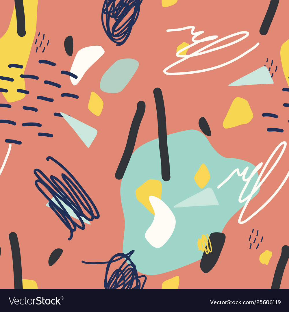 Seamless pattern abstract background vector image Seamless pattern abstract background