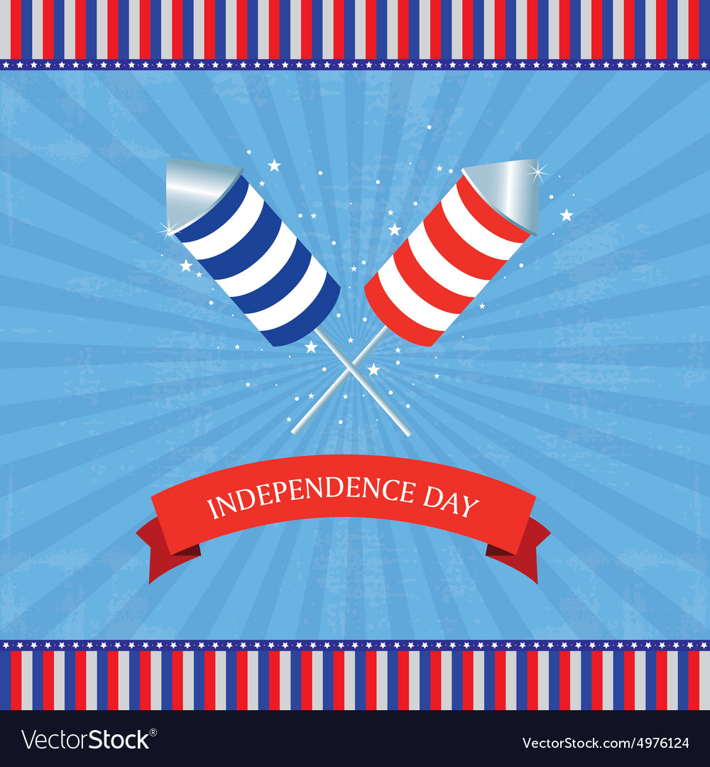Abstract independence day background with some