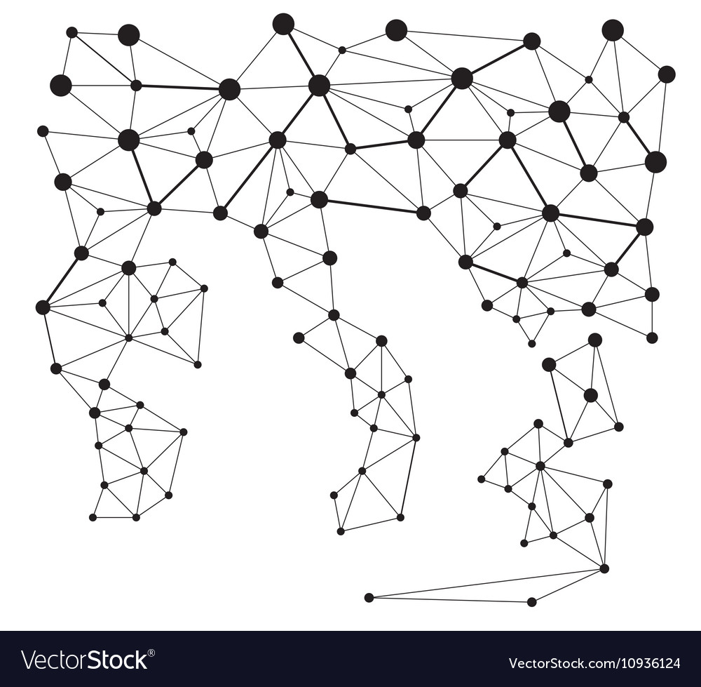 Abstract point of triangle eps 10