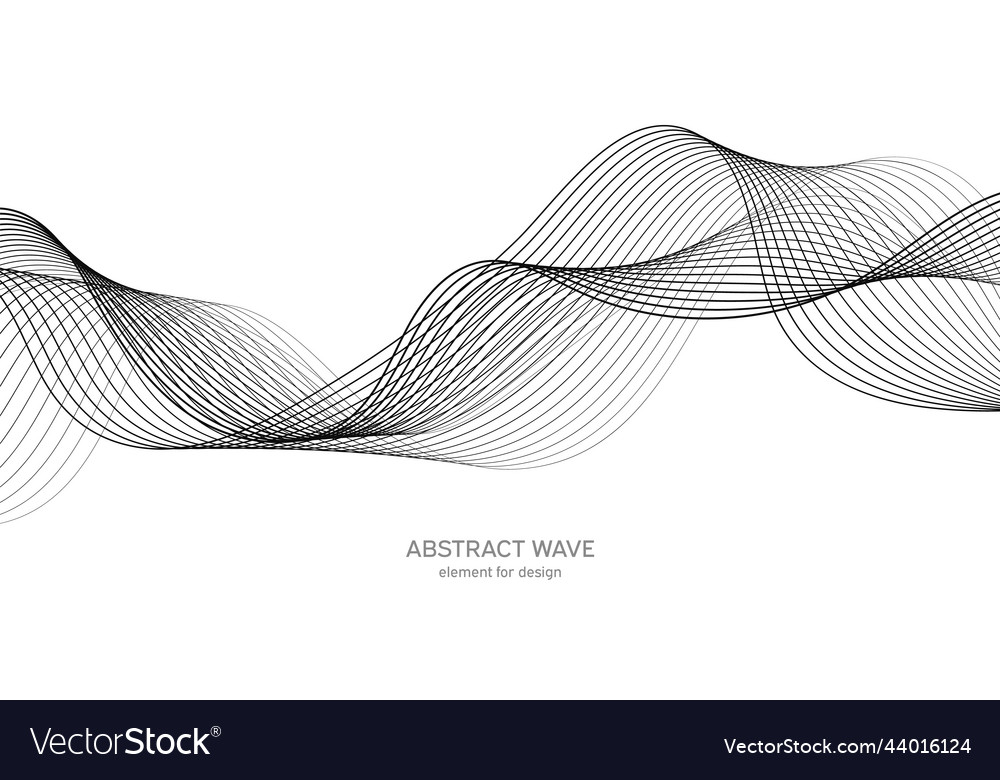 Abstract wave element for design digital vector image Abstract wave element for design digital
