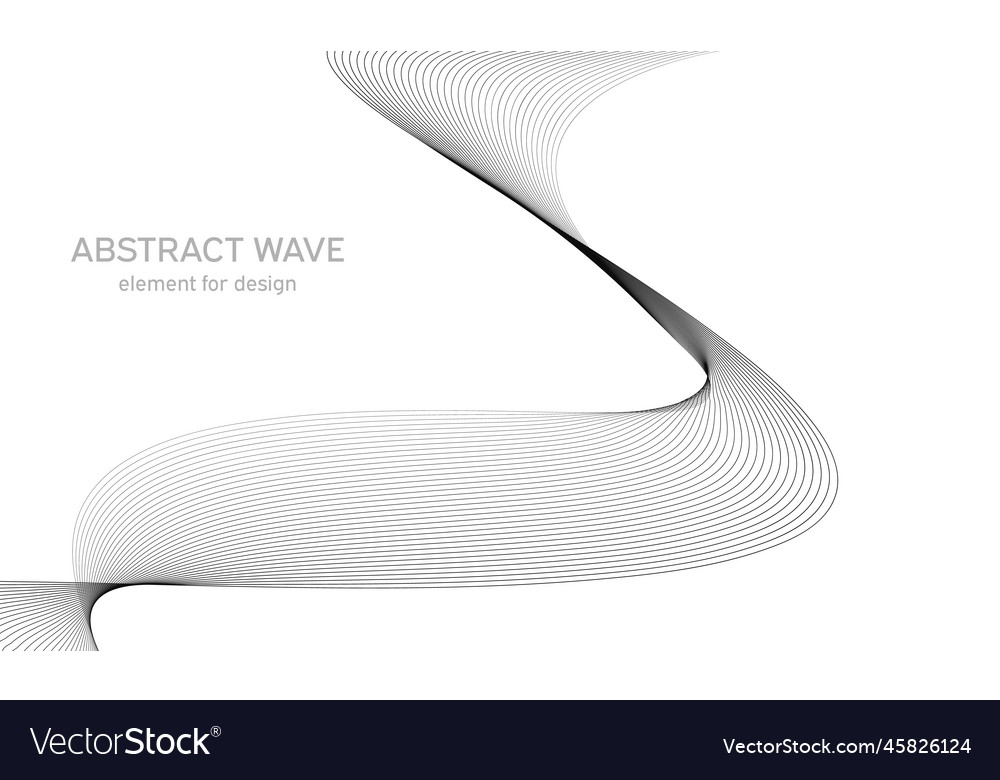 Abstract wave element for design digital vector image Abstract wave element for design digital