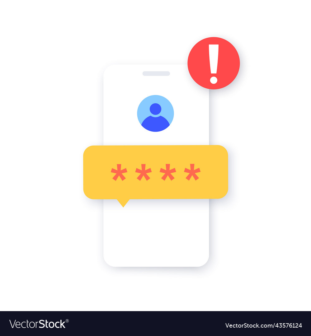 Access denied notification vector image Access denied notification