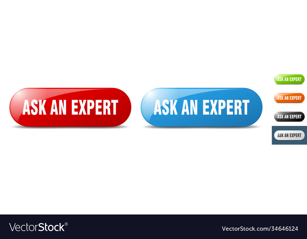 Ask an expert button key sign push set